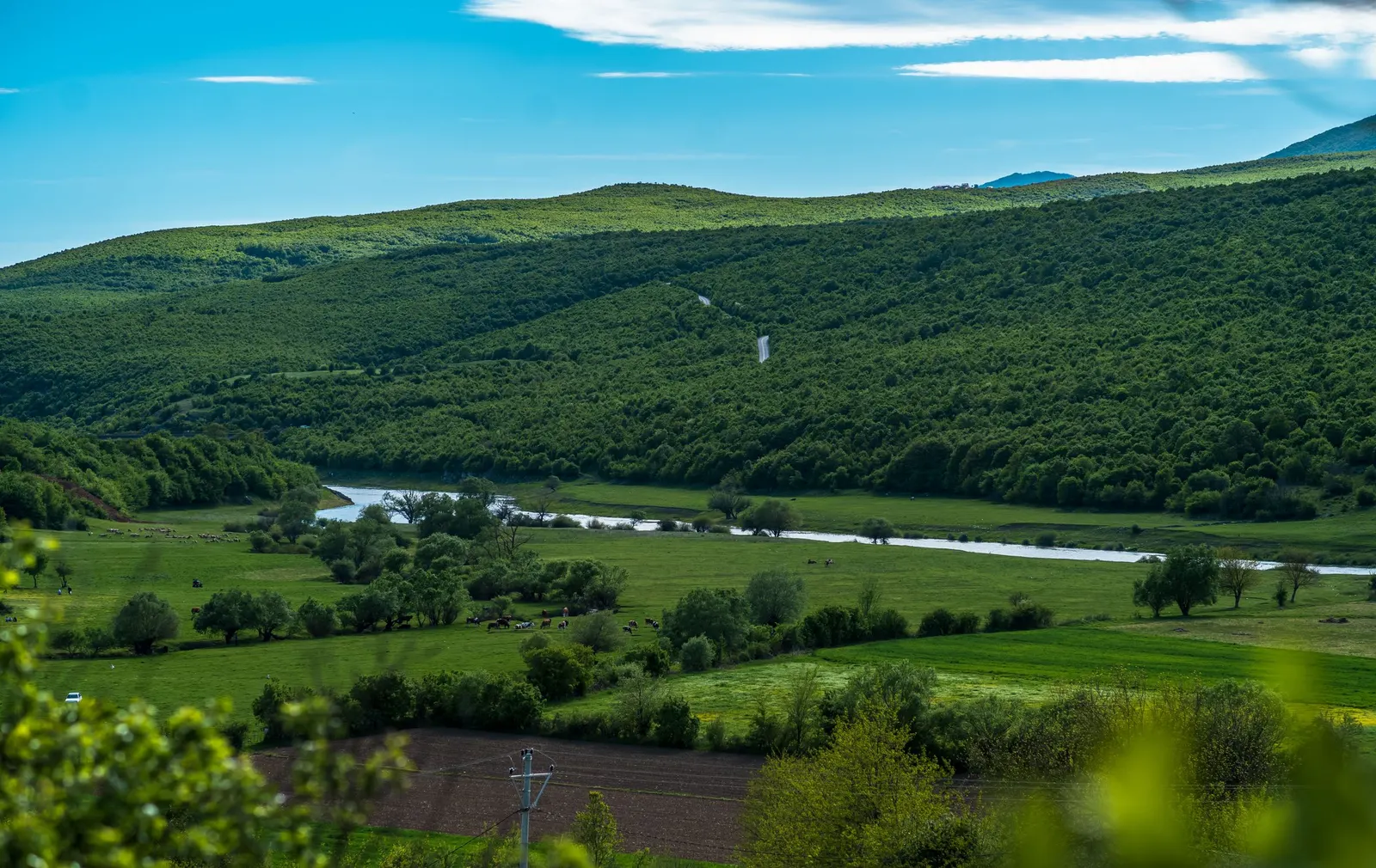 A valley in Kosovo