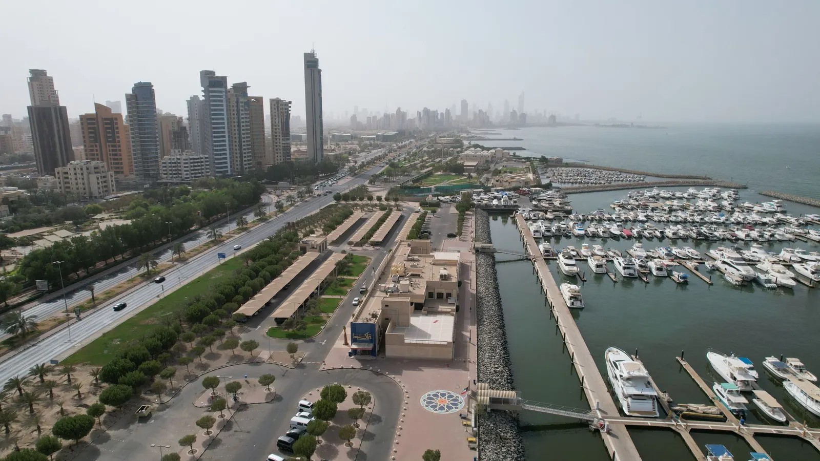 A marina in Kuwait City