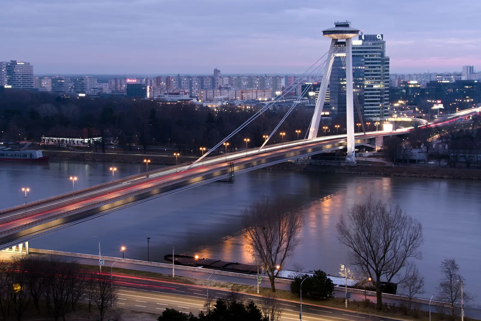 Bratislava at dusk